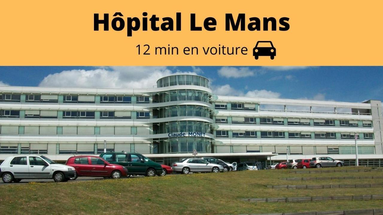 Le Mans - Au Calme - Stationnement Facile - Proche Centre Ville Et Gare Екстериор снимка